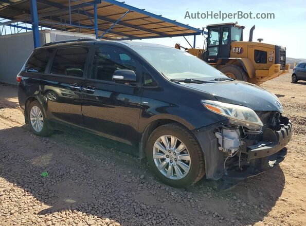 5TDDZ3DC0HS160904 2017 TOYOTA SIENNA Black Առջևի աջ