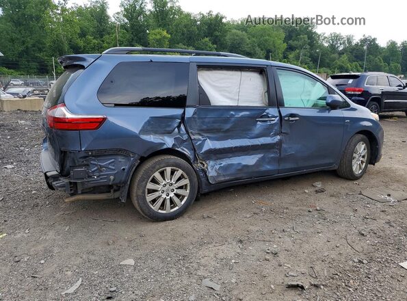 5TDDZ3DC0HS183177 2017 TOYOTA SIENNA Teal Rear right