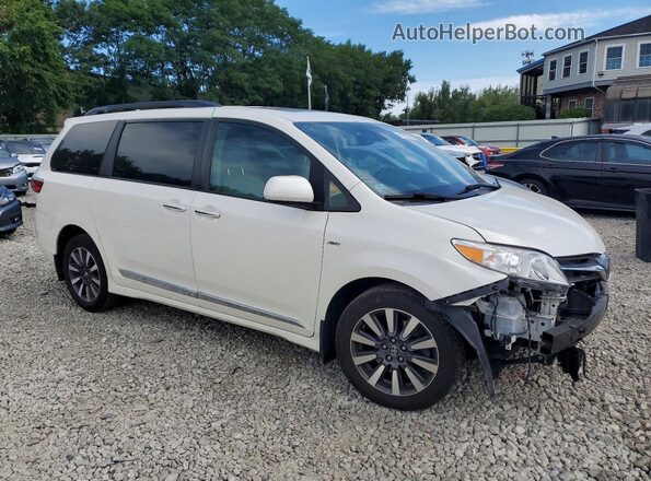 5TDDZ3DC0JS194749 2018 TOYOTA SIENNA White Przód prawy