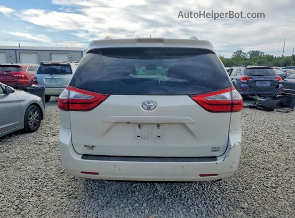 5TDDZ3DC0JS194749 2018 TOYOTA SIENNA White Widok z tyłu