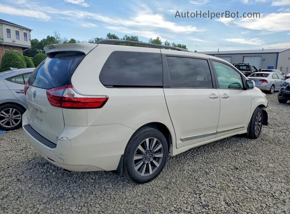 5TDDZ3DC0JS194749 2018 TOYOTA SIENNA White Tył prawy