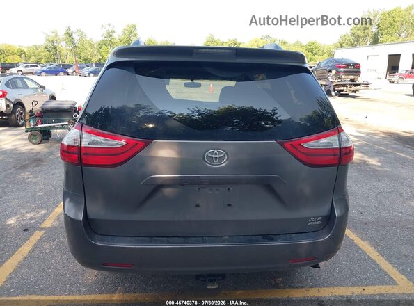 5TDDZ3DC1HS163584 2017 TOYOTA SIENNA Gray 