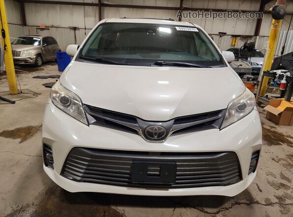 5TDDZ3DC1JS194968 2018 TOYOTA SIENNA White Դիմացի տեսք