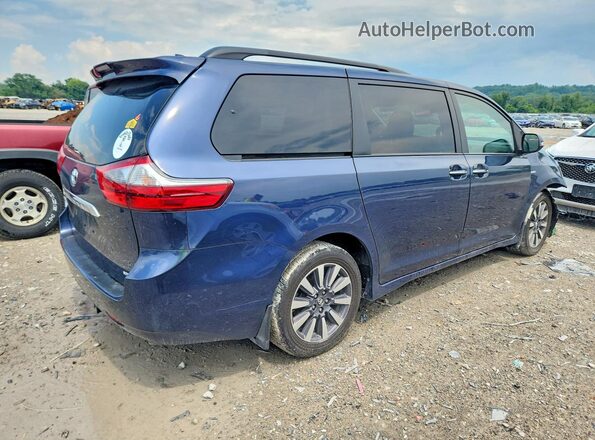 5TDDZ3DC1LS241161 2020 TOYOTA SIENNA Blue Trasero derecho