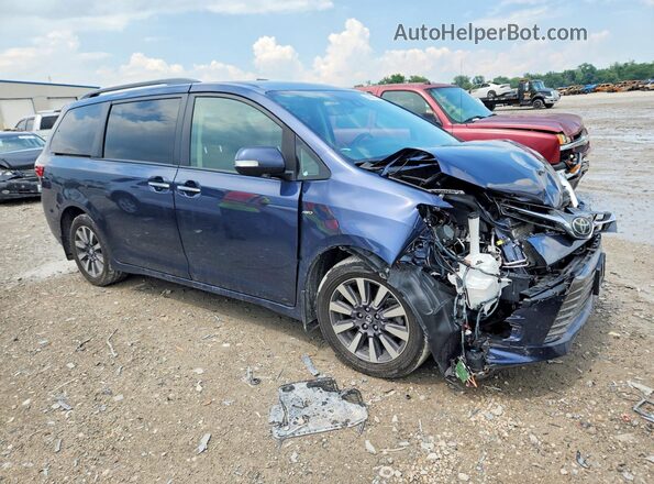 5TDDZ3DC1LS241161 2020 TOYOTA SIENNA Blue Delantero derecho