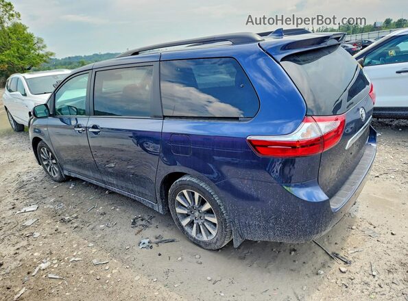 5TDDZ3DC1LS241161 2020 TOYOTA SIENNA Blue Trasero izquierdo
