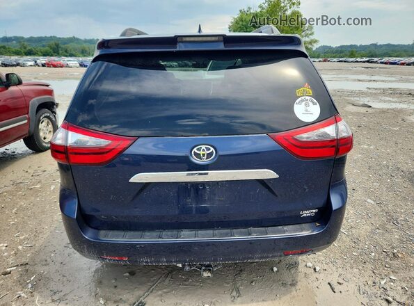 5TDDZ3DC1LS241161 2020 TOYOTA SIENNA Blue Vista trasera