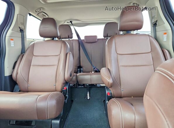 5TDDZ3DC1LS241161 2020 TOYOTA SIENNA Blue Vista de los asientos traseros