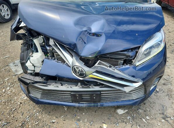 5TDDZ3DC1LS241161 2020 TOYOTA SIENNA Blue Vista del compartimento del motor