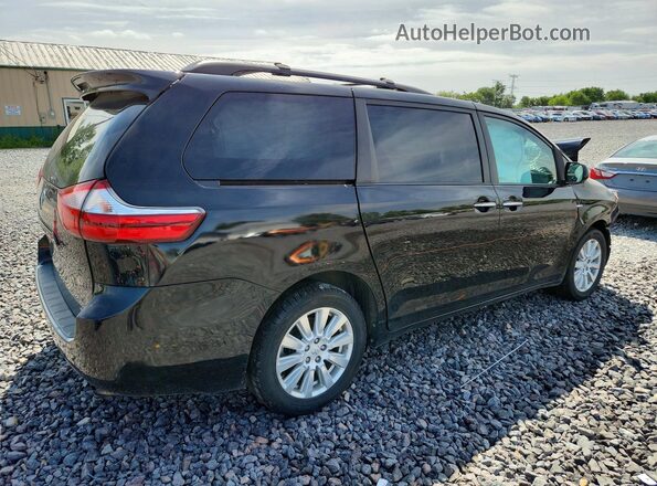 5TDDZ3DC2HS174058 2017 TOYOTA SIENNA Black Rear right