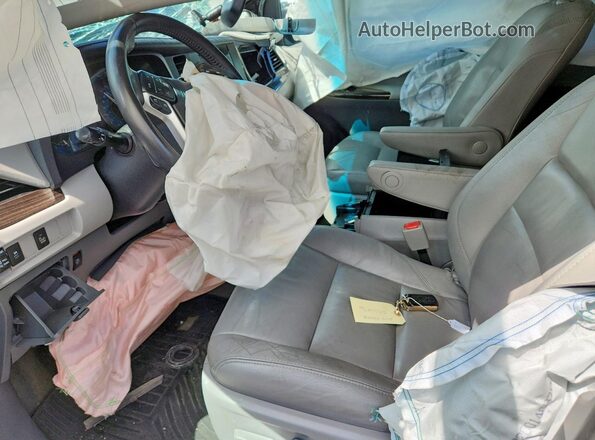 5TDDZ3DC2HS174058 2017 TOYOTA SIENNA Black Front interior view