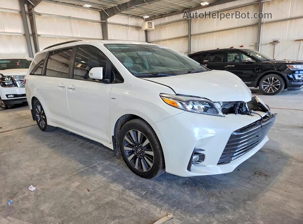 5TDDZ3DC2JS204990 2018 TOYOTA SIENNA White Delantero derecho