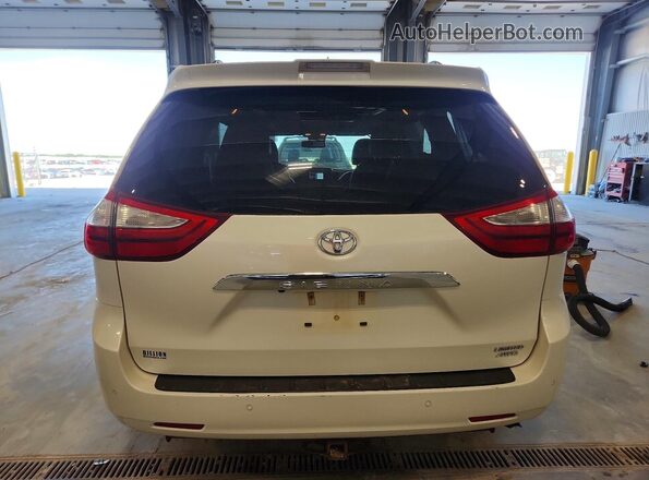 5TDDZ3DC2JS204990 2018 TOYOTA SIENNA White Vista trasera