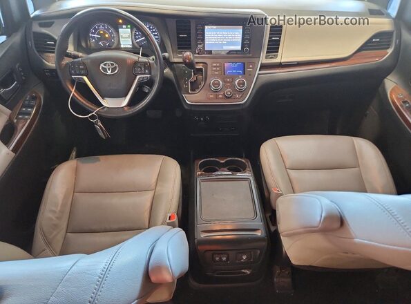 5TDDZ3DC2JS204990 2018 TOYOTA SIENNA White Vista del salpicadero