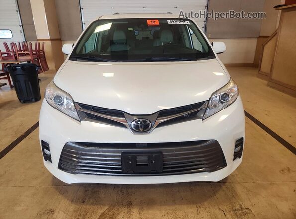 5TDDZ3DC2KS222228 2019 TOYOTA SIENNA White Դիմացի տեսք