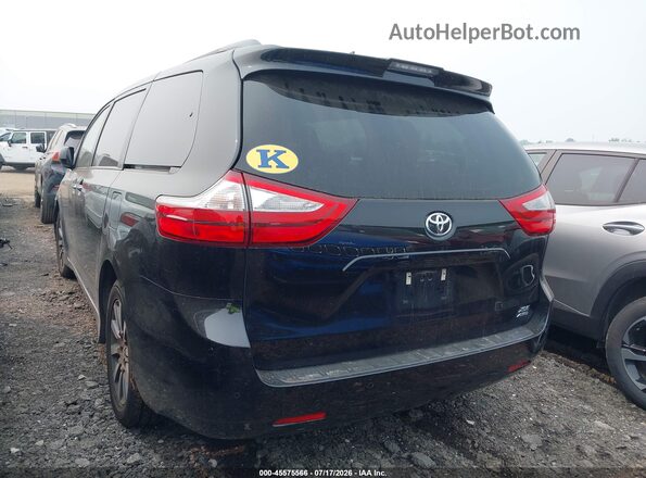 5TDDZ3DC2KS224948 2019 TOYOTA SIENNA Black Задня ліва чверть