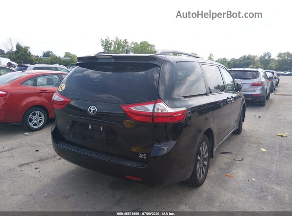 5TDDZ3DC2KS224948 2019 TOYOTA SIENNA Black Задня права чверть