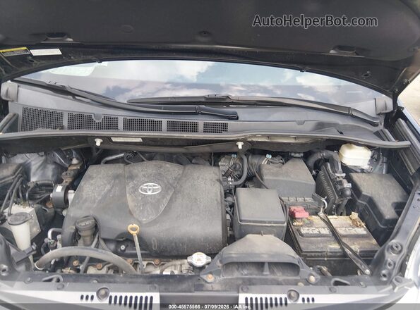 5TDDZ3DC2KS224948 2019 TOYOTA SIENNA Black Вид ззаду