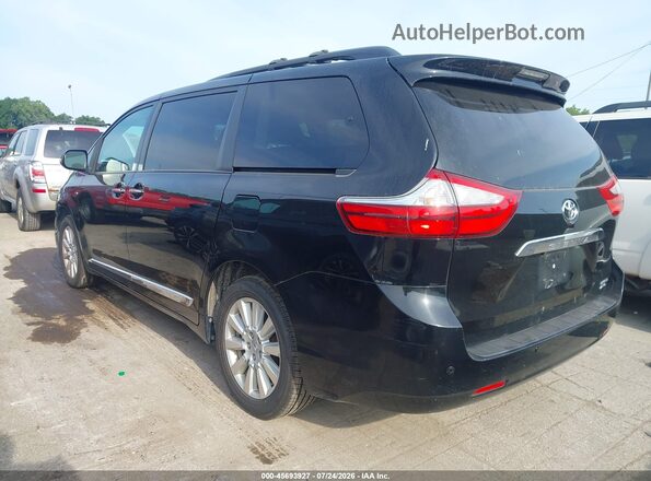5TDDZ3DC3HS146480 2017 TOYOTA SIENNA Black უკანა მარცხენა