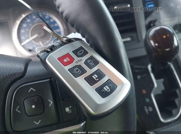 5TDDZ3DC3HS146480 2017 TOYOTA SIENNA Black წინა პანელის ხედი