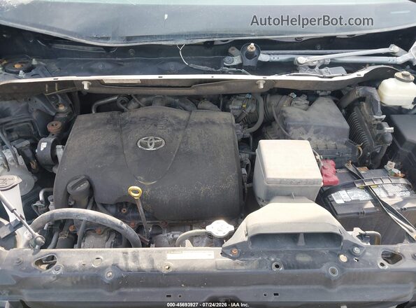 5TDDZ3DC3HS146480 2017 TOYOTA SIENNA Black უკანა ხედი