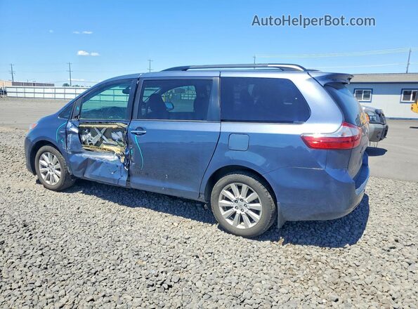 5TDDZ3DC3HS160721 2017 TOYOTA SIENNA Blue უკანა მარცხენა