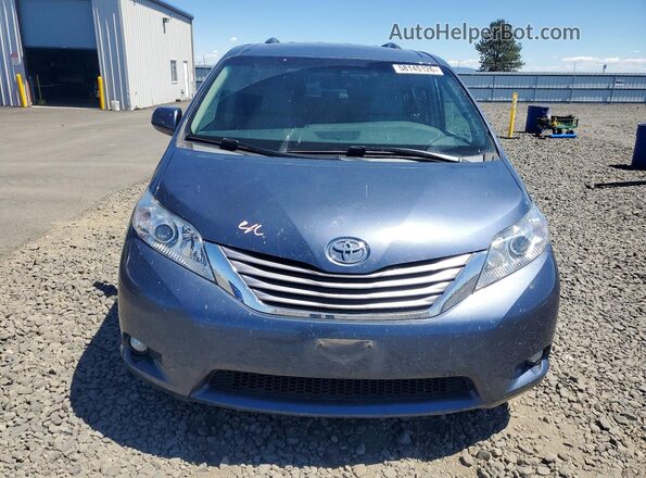 5TDDZ3DC3HS160721 2017 TOYOTA SIENNA Blue წინა ხედი