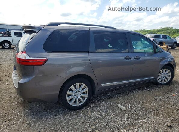5TDDZ3DC3HS170553 2017 TOYOTA SIENNA Charcoal Հետևի աջ