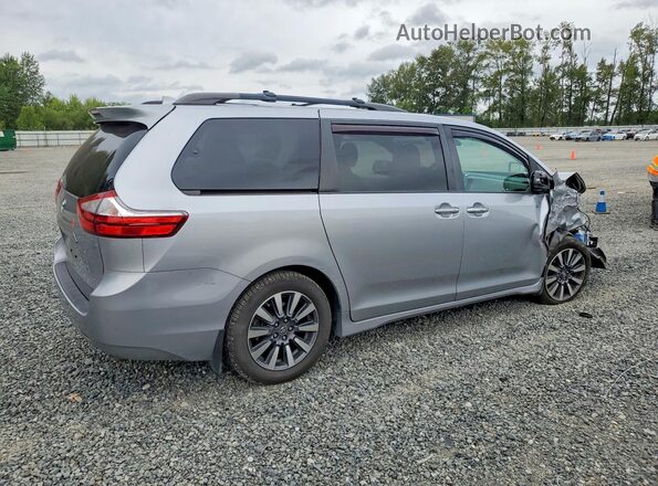 5TDDZ3DC3JS206294 2018 TOYOTA SIENNA Silver Trasero derecho