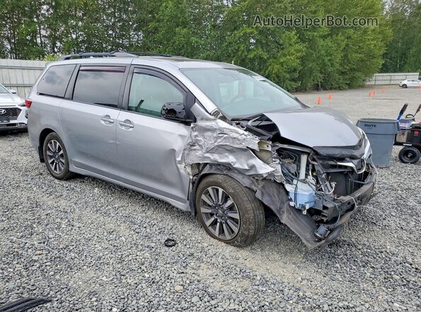 5TDDZ3DC3JS206294 2018 TOYOTA SIENNA Silver Delantero derecho