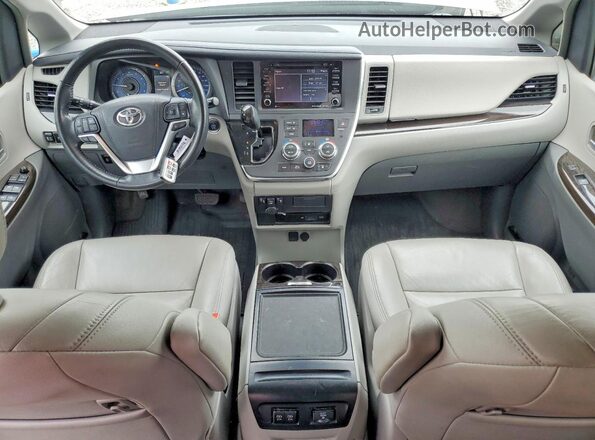 5TDDZ3DC3JS206294 2018 TOYOTA SIENNA Silver Vista del salpicadero