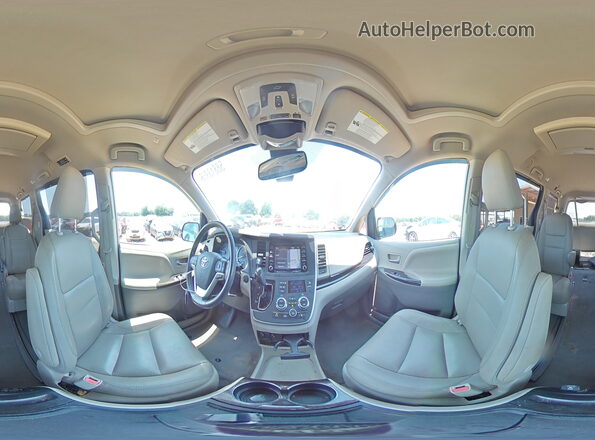 5TDDZ3DC3LS238360 2020 TOYOTA SIENNA White Vista interior de 360 grados