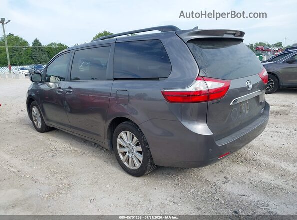 5TDDZ3DC4HS171937 2017 TOYOTA SIENNA Gray უკანა მარცხენა
