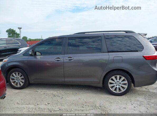 5TDDZ3DC4HS171937 2017 TOYOTA SIENNA Gray სალონის 360-გრადუსიანი ხედი