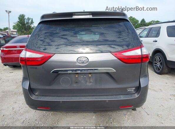 5TDDZ3DC4HS171937 2017 TOYOTA SIENNA Gray 