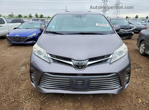 5TDDZ3DC4LS231370 2020 TOYOTA SIENNA Серый Вид спереди