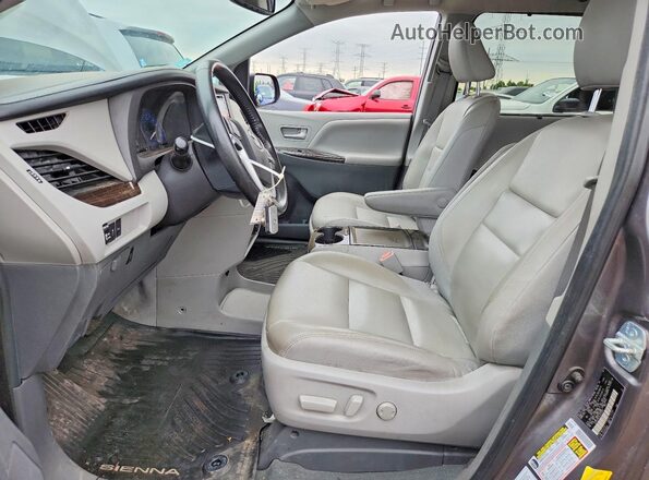 5TDDZ3DC4LS231370 2020 TOYOTA SIENNA Серый Вид салона спереди