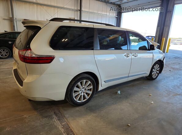 5TDDZ3DC5HS156489 2017 TOYOTA SIENNA White Tył prawy