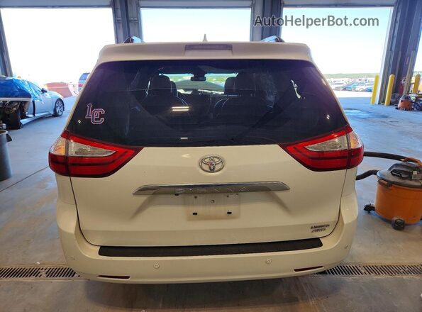 5TDDZ3DC5HS156489 2017 TOYOTA SIENNA White Widok z tyłu