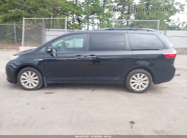 5TDDZ3DC5HS166021 2017 TOYOTA SIENNA Black Vista interior de 360 grados
