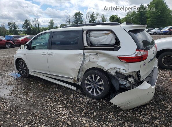 5TDDZ3DC5JS196612 2018 TOYOTA SIENNA White უკანა მარცხენა