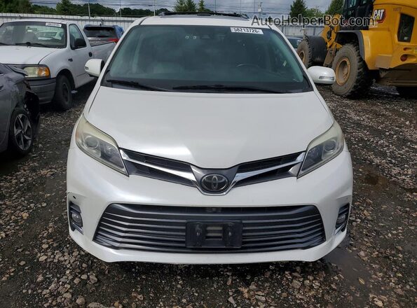 5TDDZ3DC5JS196612 2018 TOYOTA SIENNA White წინა ხედი