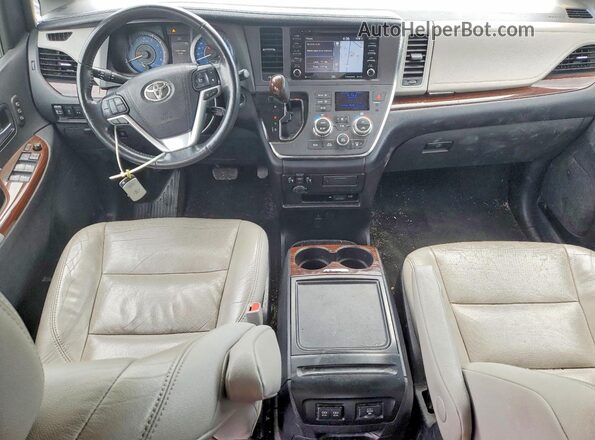 5TDDZ3DC5JS196612 2018 TOYOTA SIENNA White წინა პანელის ხედი
