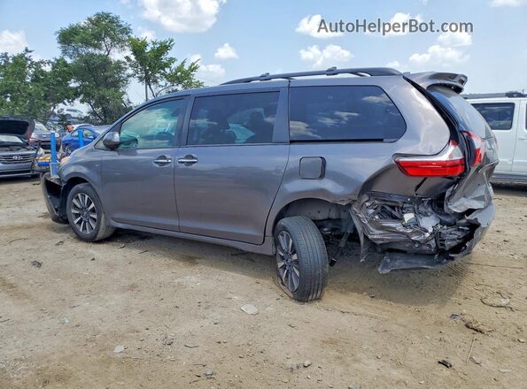 5TDDZ3DC5JS199686 2018 TOYOTA SIENNA Gray Հետևի ձախ