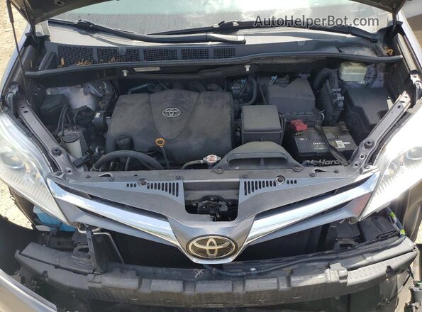 5TDDZ3DC5JS199686 2018 TOYOTA SIENNA Gray Շարժիչի բաժամունքի տեսք