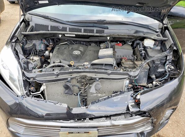 5TDDZ3DC5LS228722 2020 TOYOTA SIENNA Black Widok komory silnika