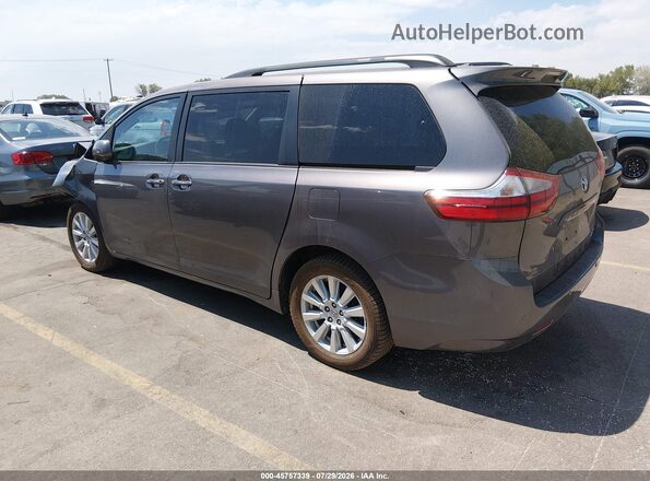 5TDDZ3DC6HS151205 2017 TOYOTA SIENNA Gray Rear left