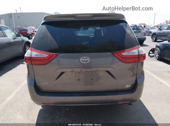 5TDDZ3DC6HS151205 2017 TOYOTA SIENNA Gray 