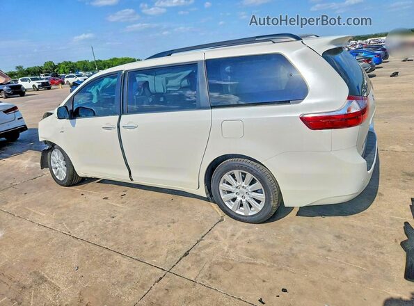 5TDDZ3DC6HS160034 2017 TOYOTA SIENNA White Հետևի ձախ