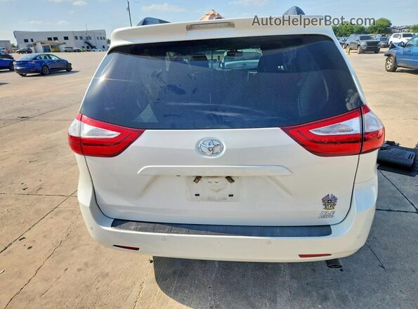 5TDDZ3DC6HS160034 2017 TOYOTA SIENNA White Հետևի տեսք